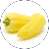 Envasado de pimientos amarillos