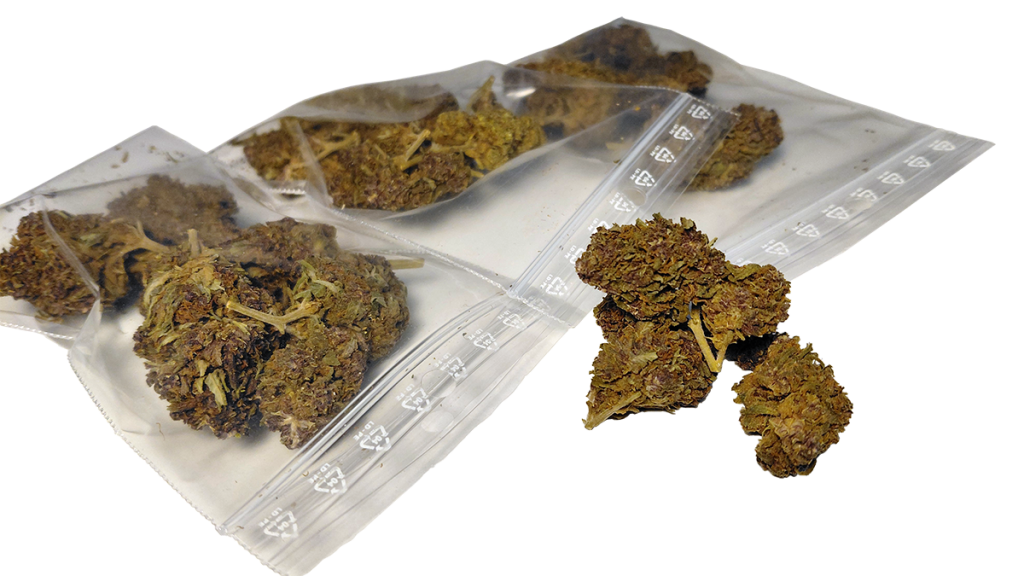 Cannabis en bolsas