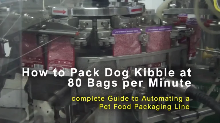Automating Dog Kibble Packaging at 80 Bags per Minute
