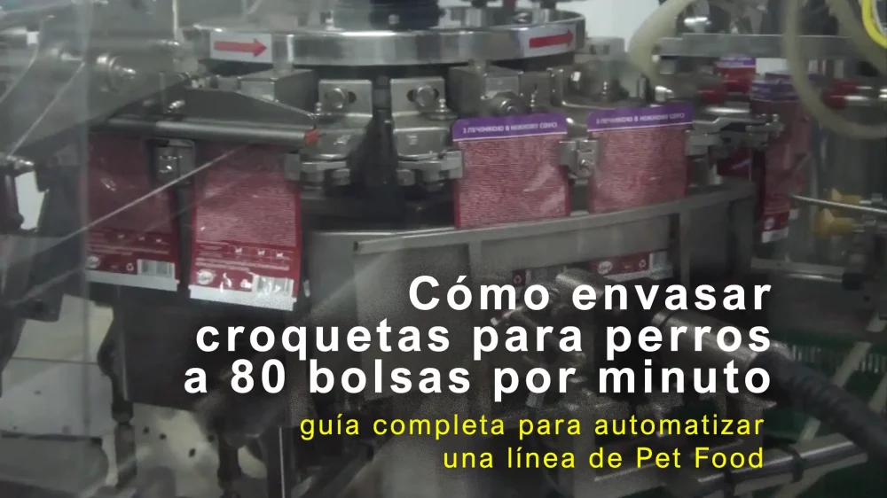 Croquetas para perros , 80 bolsas por minuto